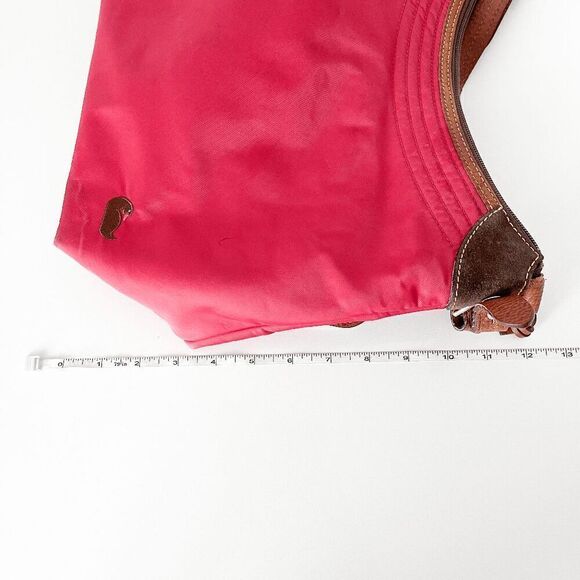 Dooney & Bourke Womens Hobo Shoulder Bag Red - Picture 9 of 12